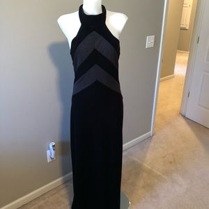 Elegant Floor Length Halter Gown